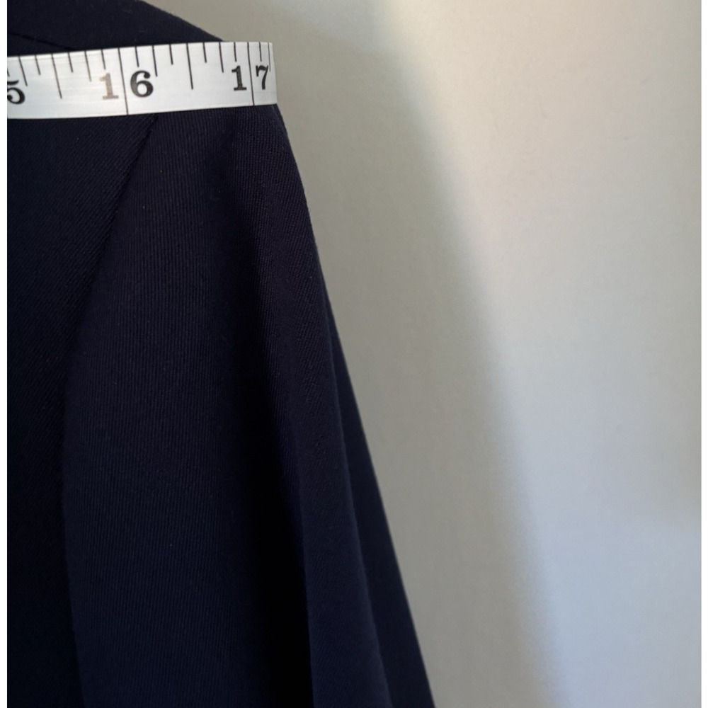 J. Crew Blazer Jacket XL Womens Navy Blue Two Buttons Career - Picture 8 of 14